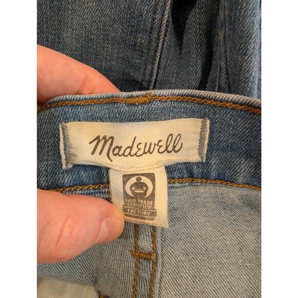 Madewell Roadtripper Crop Jeans Size 32 Light Wash Stretch Denim - Picture 3 of 6